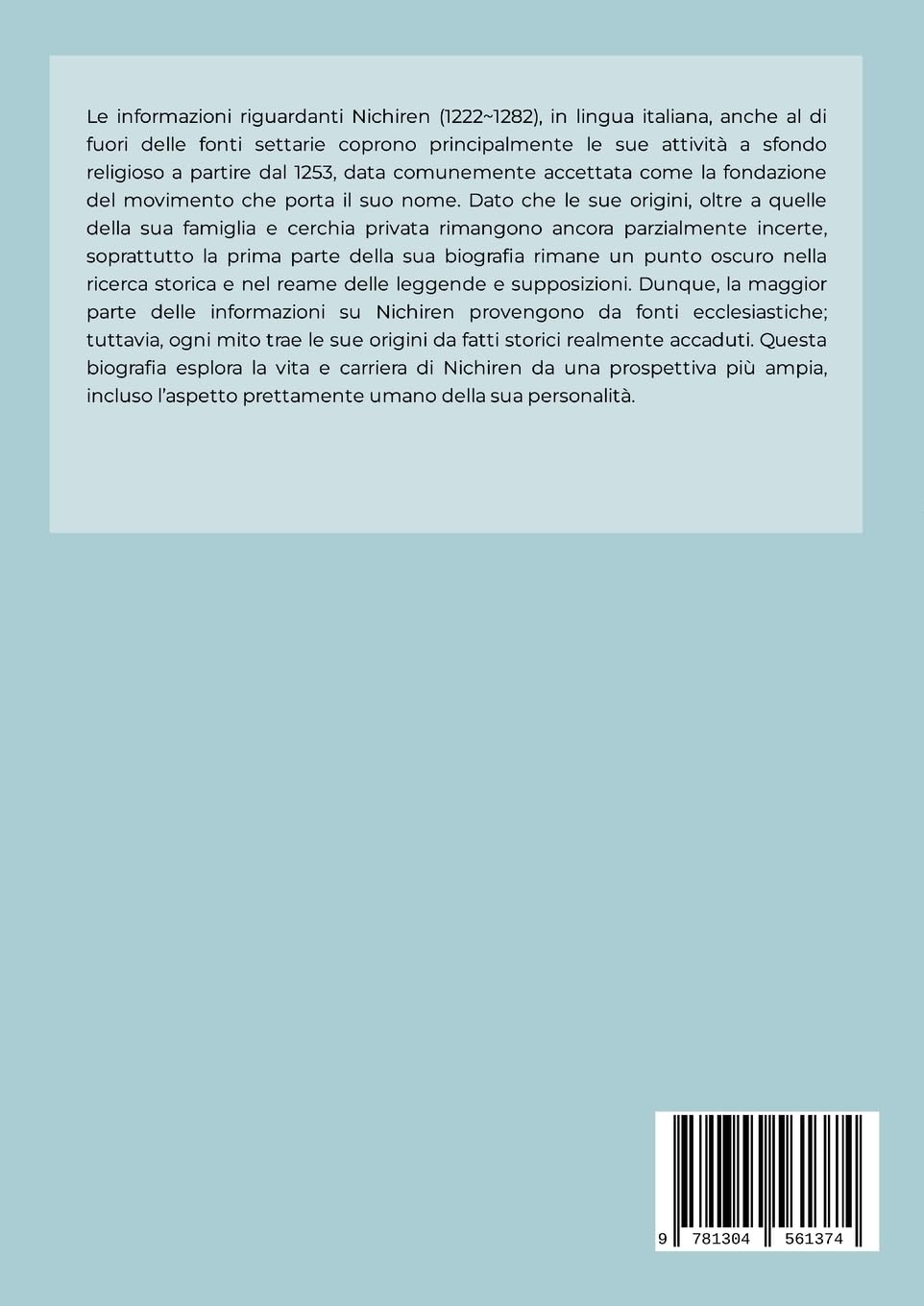 Nichiren, la persona: Edizione monocroma