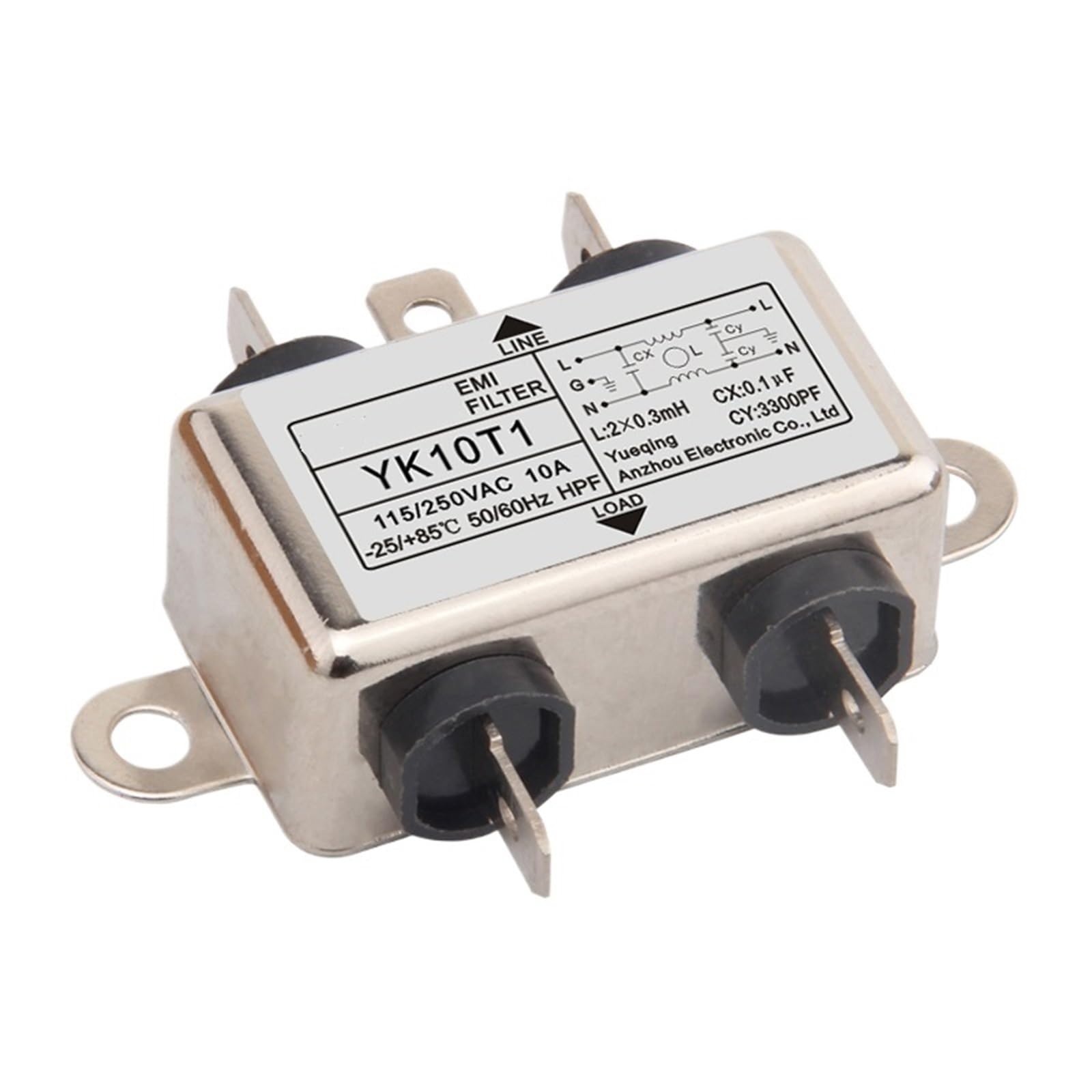 Filtro de potencia YK06T1 para proteger componentes electrónicos de ruido 4