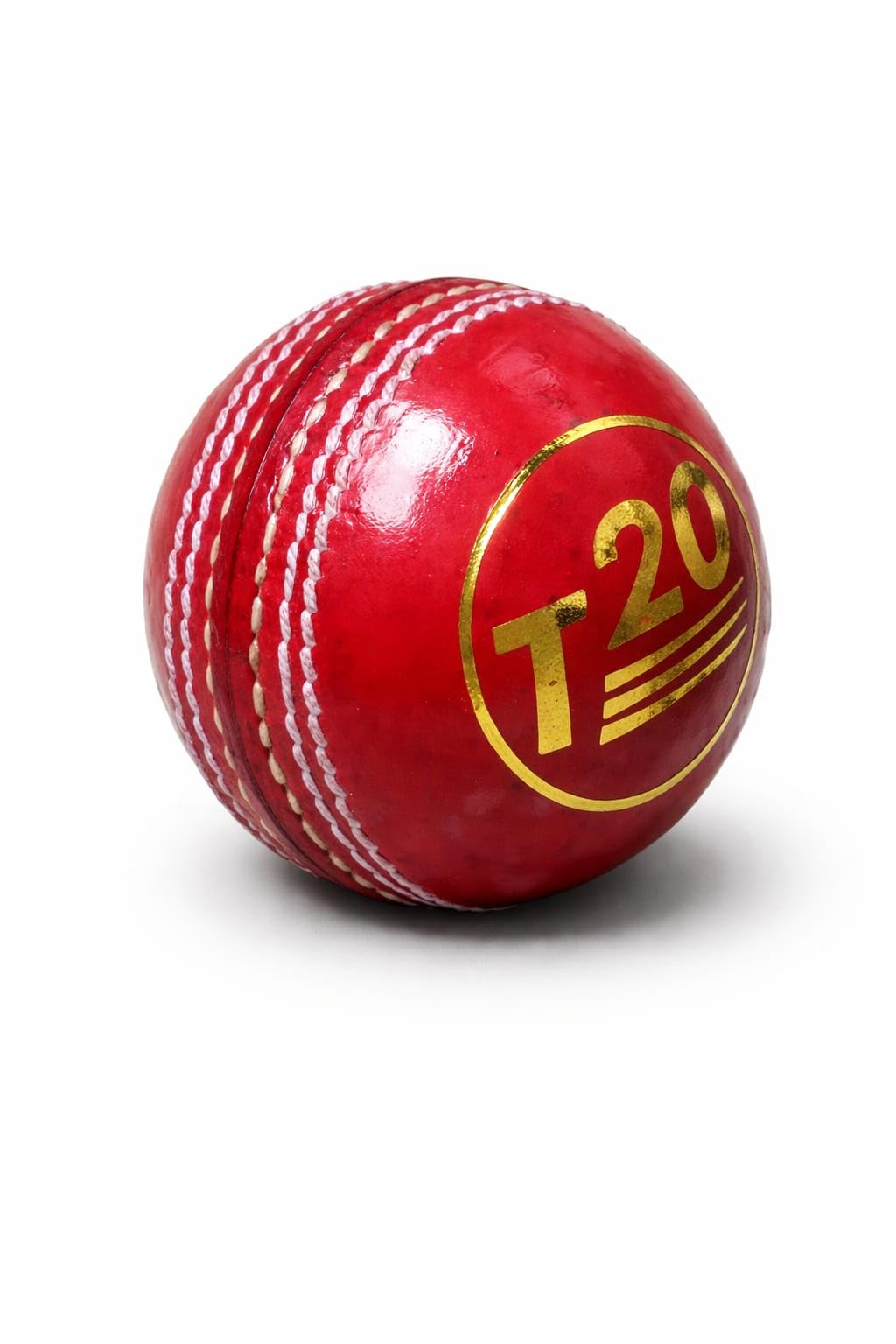 T20 Premium Red Leather Cricket Ball (2 Part) | Hand Stitched | Genuine Leather | High Abrasion Resistance | Lacquer Finish | 156g ICC Standard | Ideal for T20 Matches & Training-picture-13
