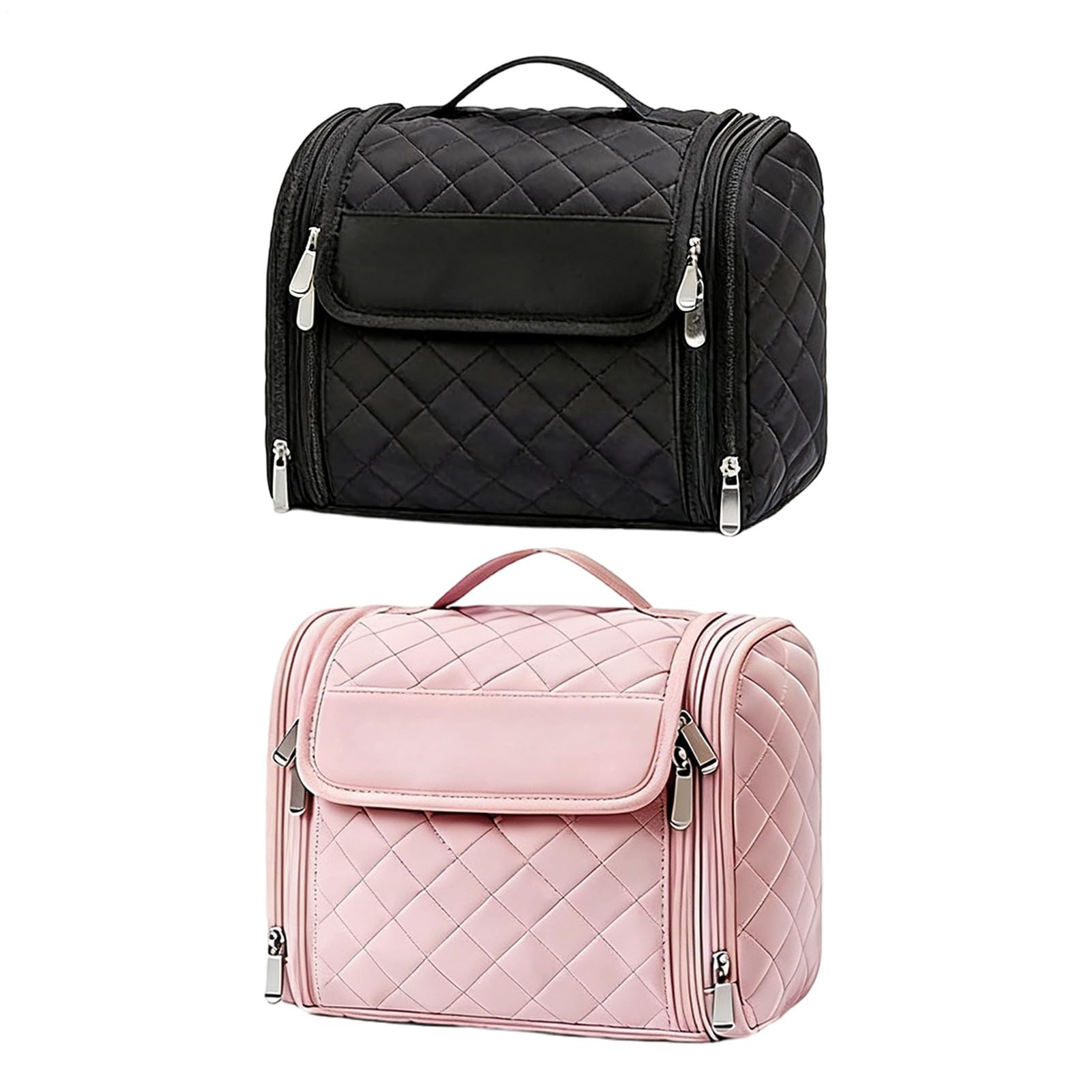 Neceser de Viaje Organizador de Maquillaje Grande con Capacidad | Neceser Portátil para Cosmética para viajes de negocios, vacaciones, avión, equipaje de mano, baño, gimnasio, exteriores,