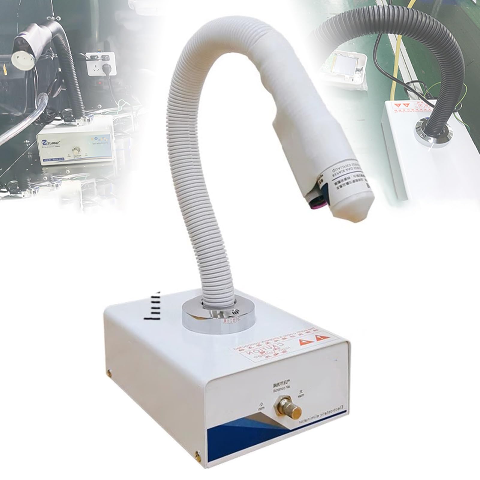 Ioniseur antistatique industriel avec flux d'air réglable pour l'élimination statique