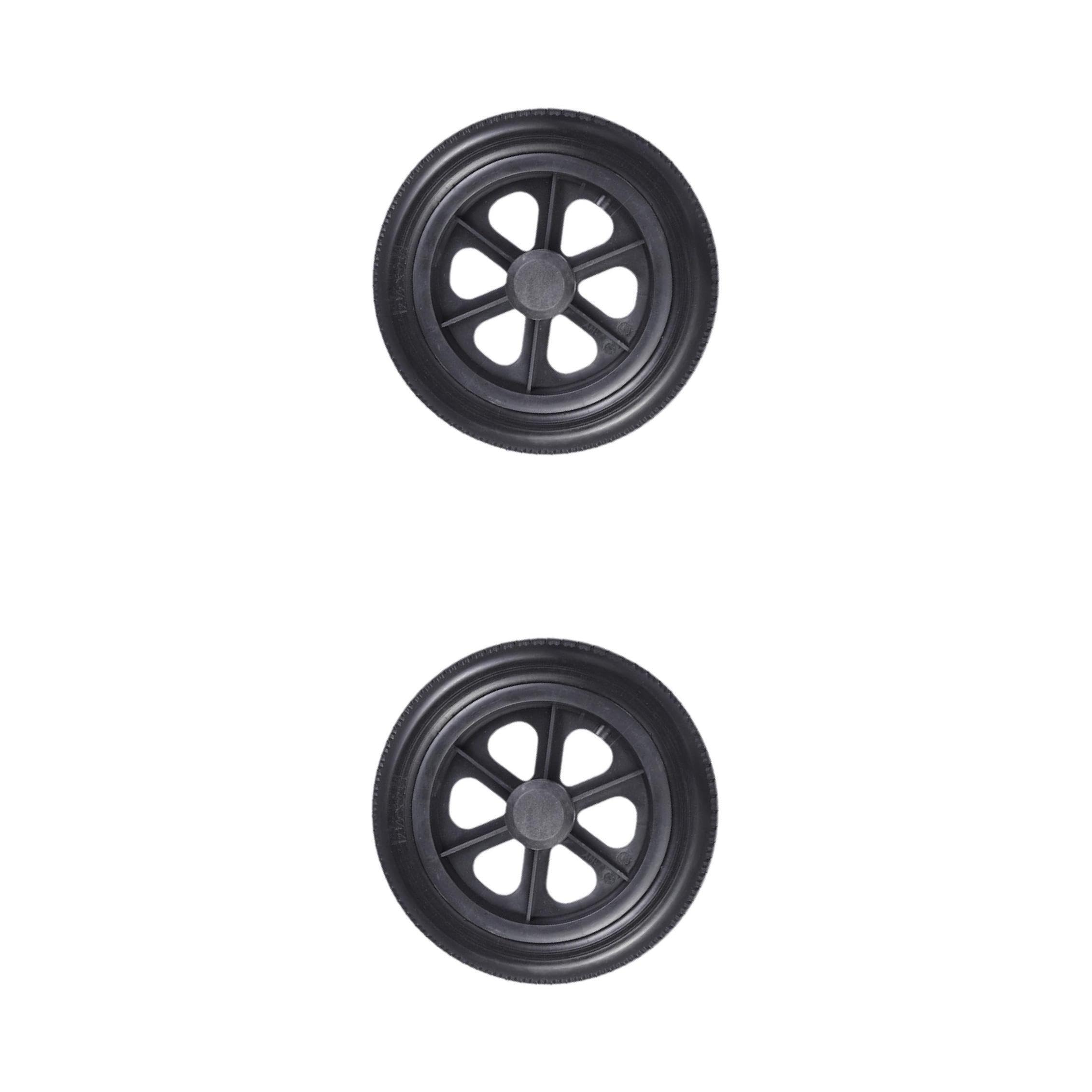 Neumático de repuesto ligero para rueda trasera de silla de ruedas de 12 pulgadas, neumáticos sólidos sin aire de PU, fácil instalación,
