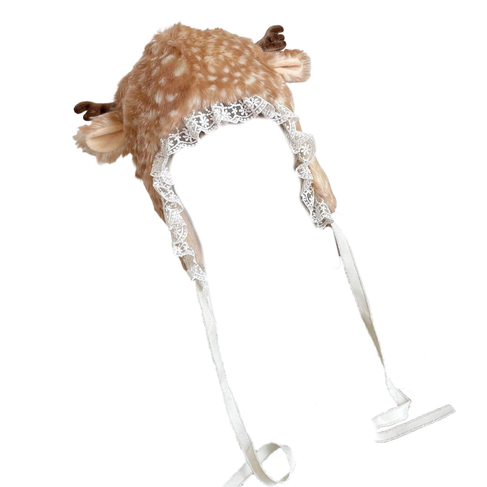 Qsvbeeqj Girl Cartoon Deer Leg Warmer Thicken Furry Hat for Climbing Skiing Sports Headwear Oversized Hat Furry Leg Warmers Kids Women Kids Girls Blue Men