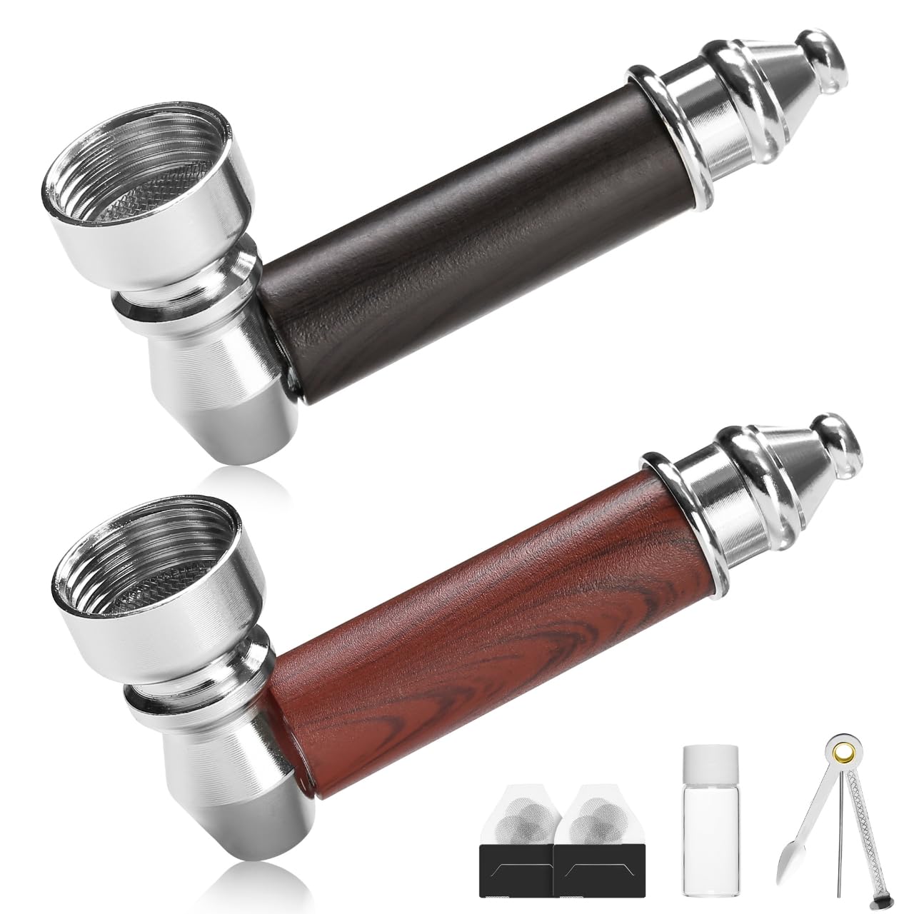 Sivaopa 2PCS Tobacco Pipe Set - tobacco related products | Mubboo