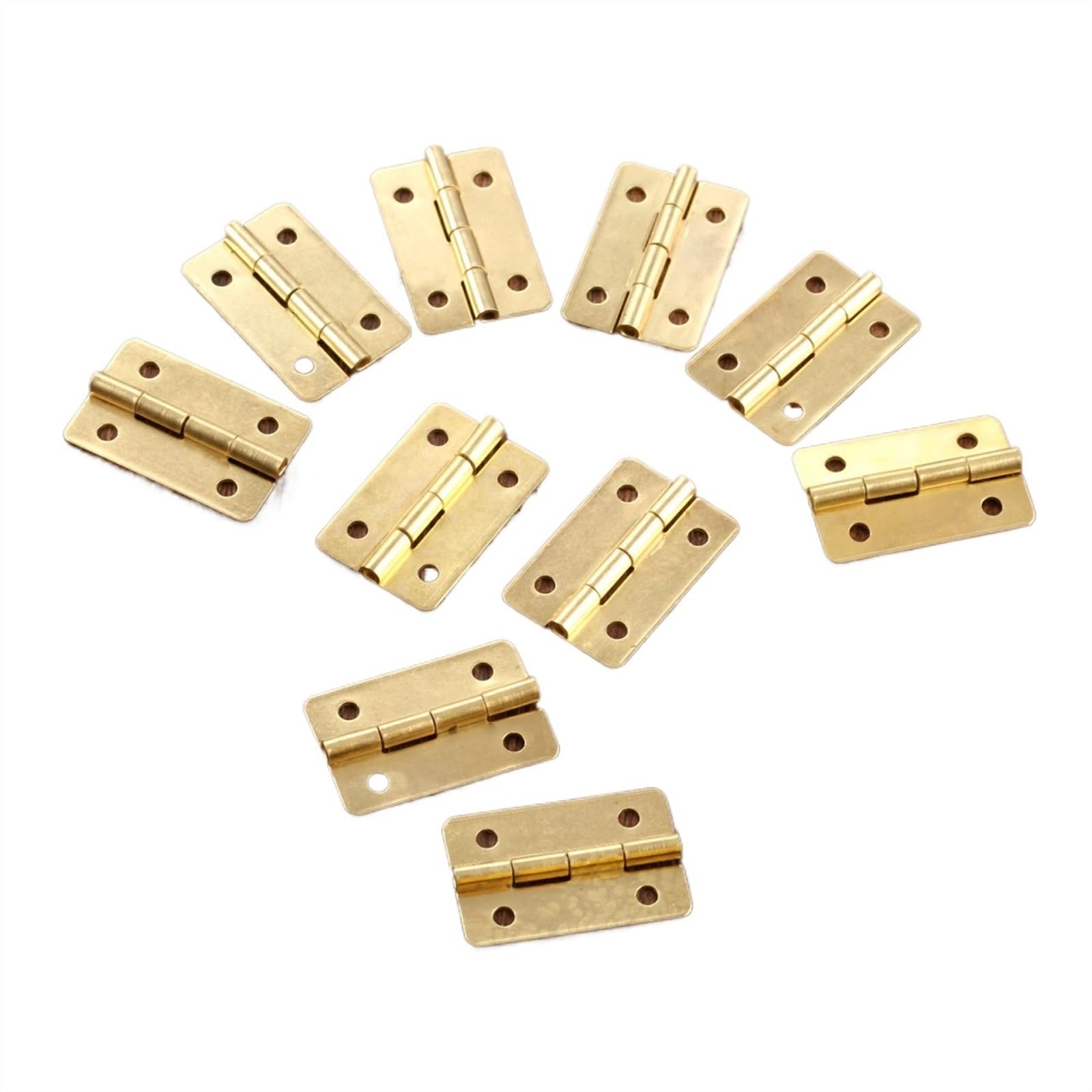 Charnières de meuble miniature en inox pour tiroir et armoire