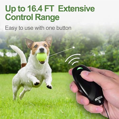 Miniatura 4 de MODUS Dispositivo antiladridos, dispositivo de control ultrasónico de ladridos, ayuda de entrenamiento para perros con rango de control de hasta