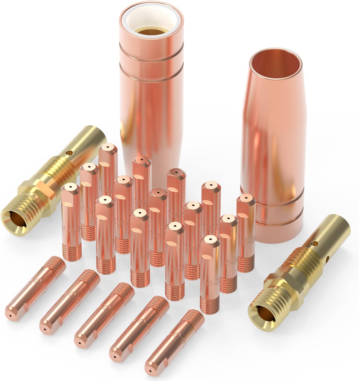 YESWELDER MIG Welding Gun Kit .023" Tip-Nozzle-Diffuser for Lincoln Magnum 100L and Tweco Mini/#1 (.023" Accessory Kit)