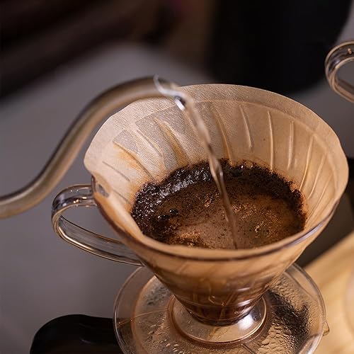 Miniatura 3 de Restaurantware Restpresso - Filtros de café de papel de 5.3 x 3.9 pulgadas, 100 conos de filtro de café desechables, filtros de cono de papel sin