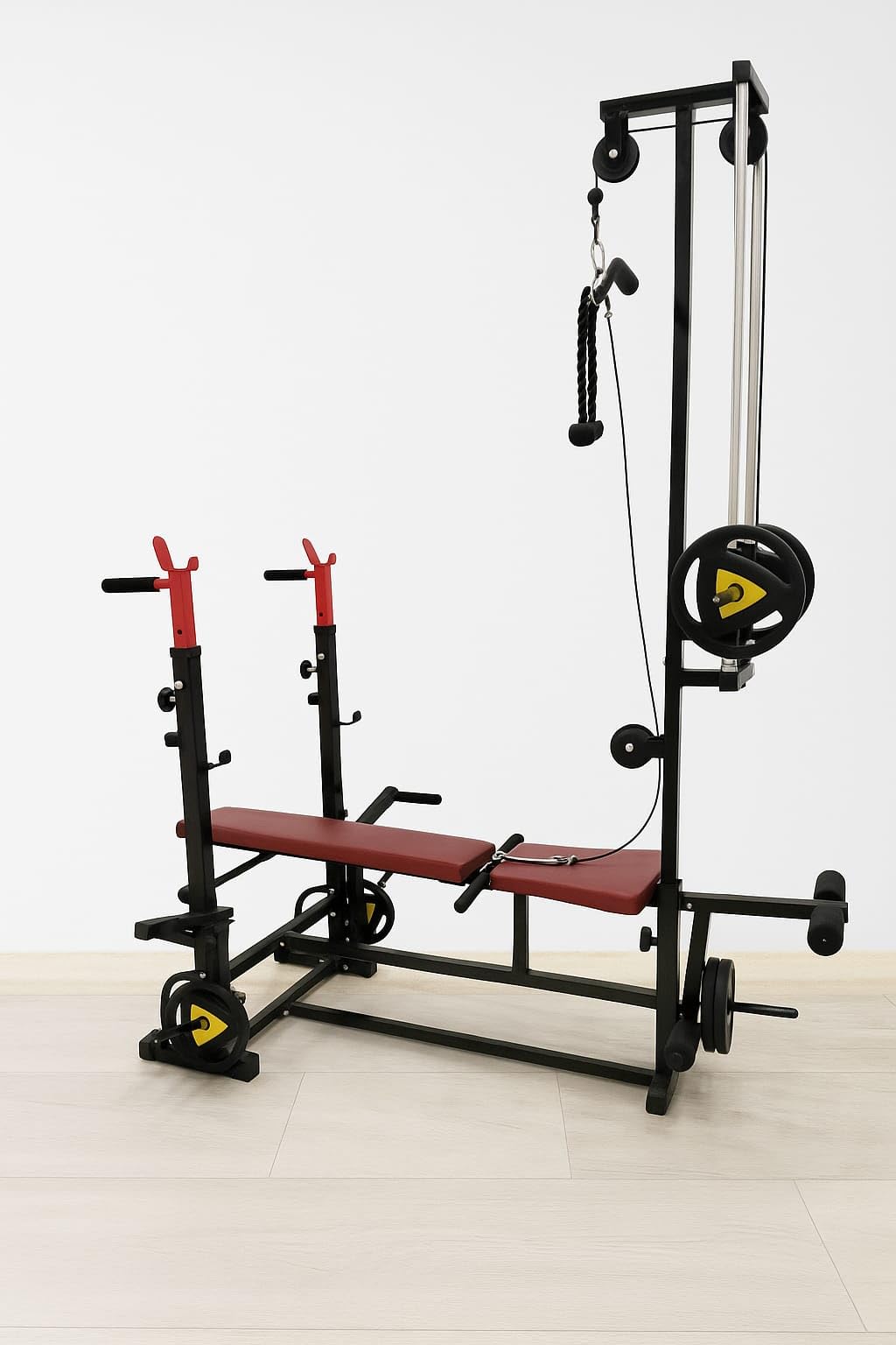 SAFECO FITNESS 20in1 Bench Fitness Bench Gym Bench 20 in 1 Bench for Home Gym Fitness Equipment Flat/Incline/Decline//Lag Curl/LAT Pull Down Home Gym Equipment-image-26