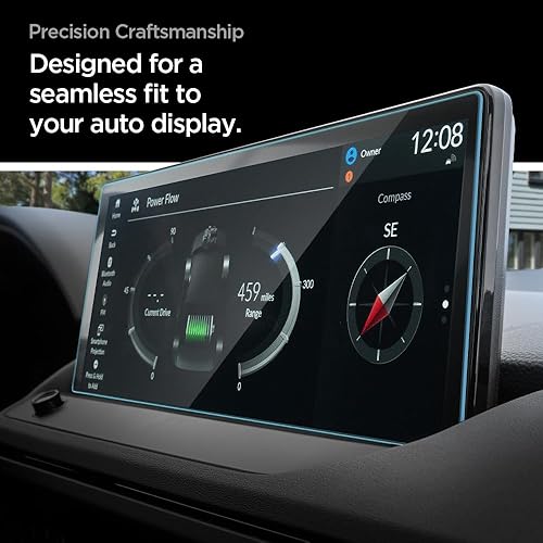 Miniatura 5 de Spigen Protector de pantalla de vidrio templado GlasTR Slim diseñado para Honda Accord (20232024) Pantalla táctil de tablero de instrumentos de 12.3