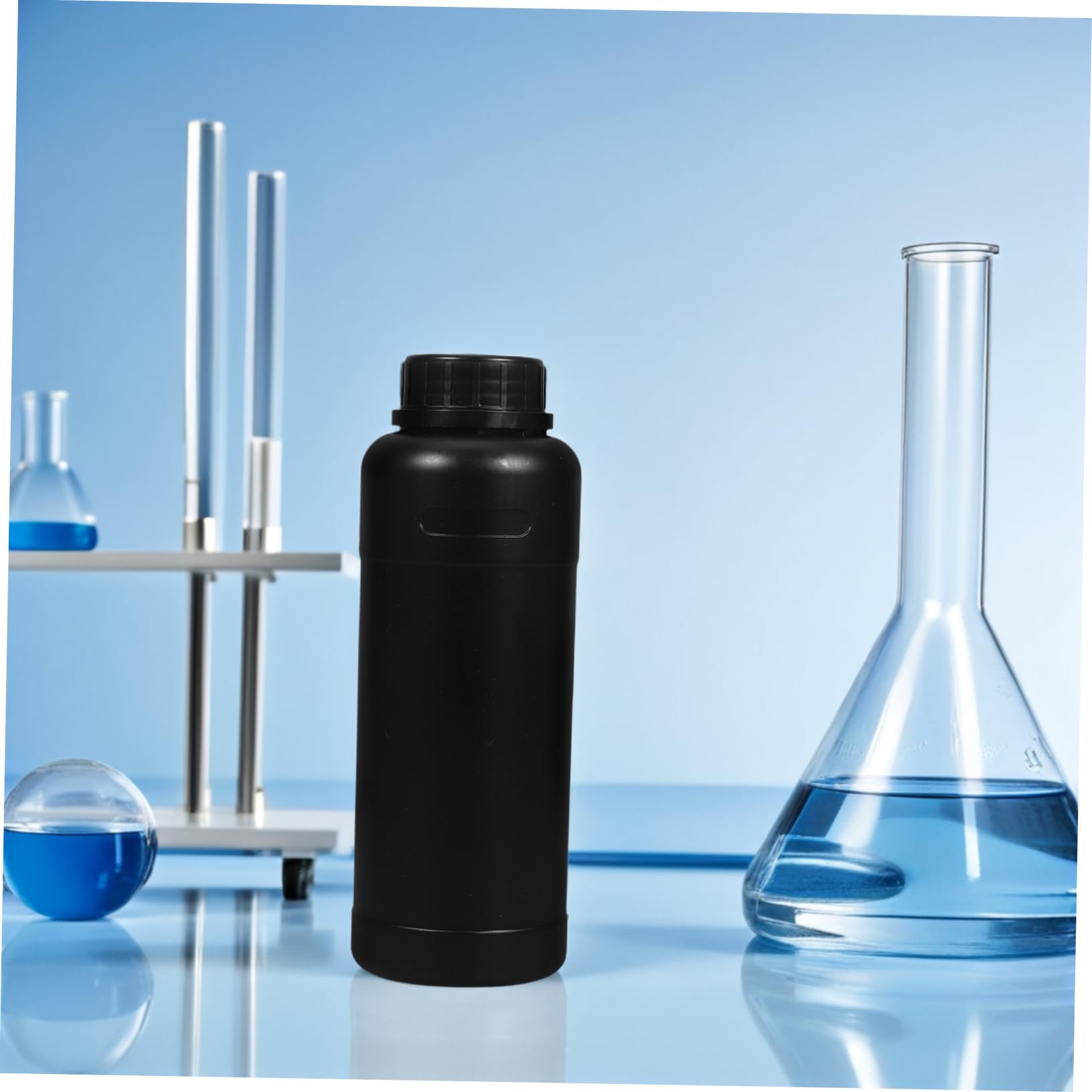 Homoyoyo 10piezas Botellas de Reactivo de Pe con Tapas Organizador de Muestras de Laboratorio Vacío Botellas Selladas para Dispensación Precisa de Líquidos y Almacenamiento Seguro