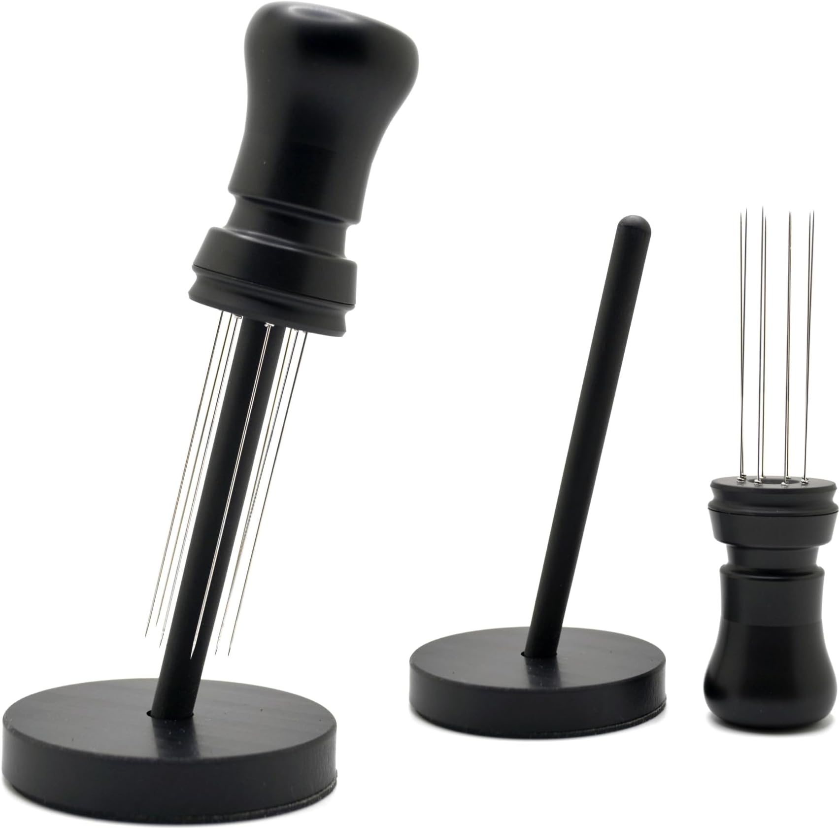 SuNol Design WDT tool, espresso and coffee distribution tool, with stand and holder, for Breville Barista and machines