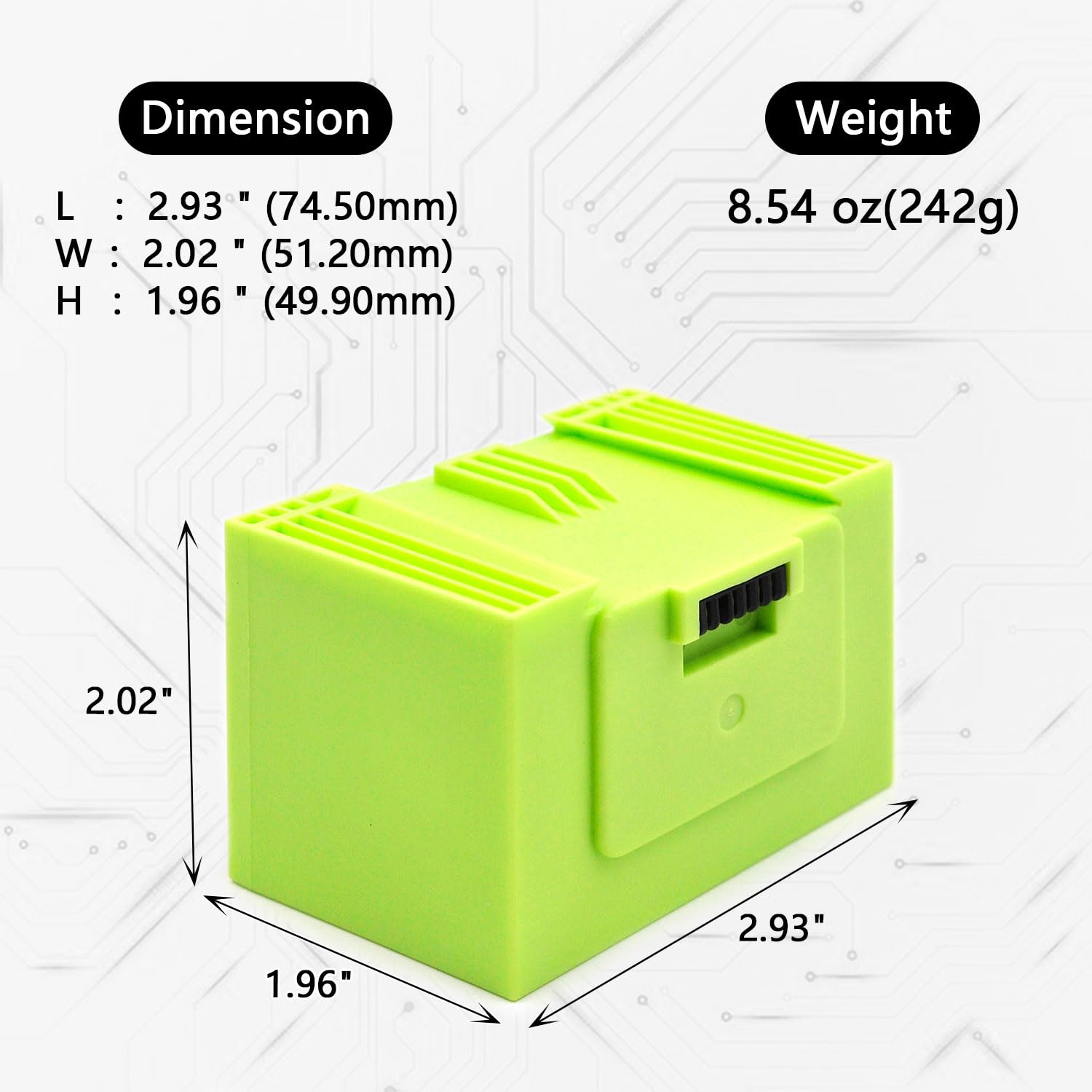 Amazon.com: hflexgrad (2-Pack) 14.4V Li-ion Battery Replacement