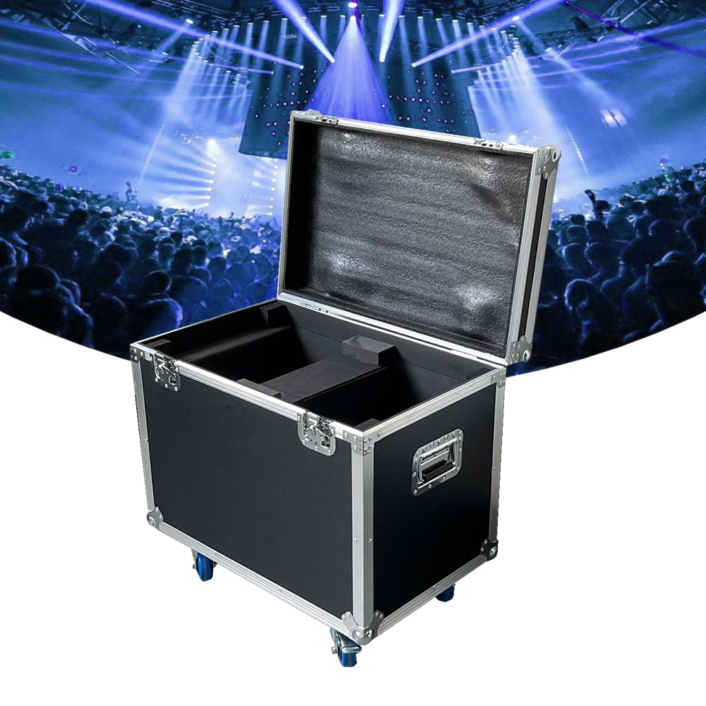 Weikass Only 1Pcs Flycase for 295W Moving Head Light Beam 8+8+8 Rotating Prisms 17 Gobos 14 Color Rainbow Effect Lens DJ Party Stage Christmas(NO Light)