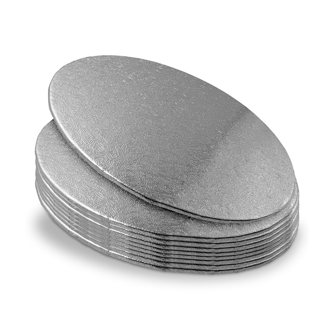 The Vanilla Valley 7" Round Cake Card Board Turn Edge 2mm Thick - Pack of 10