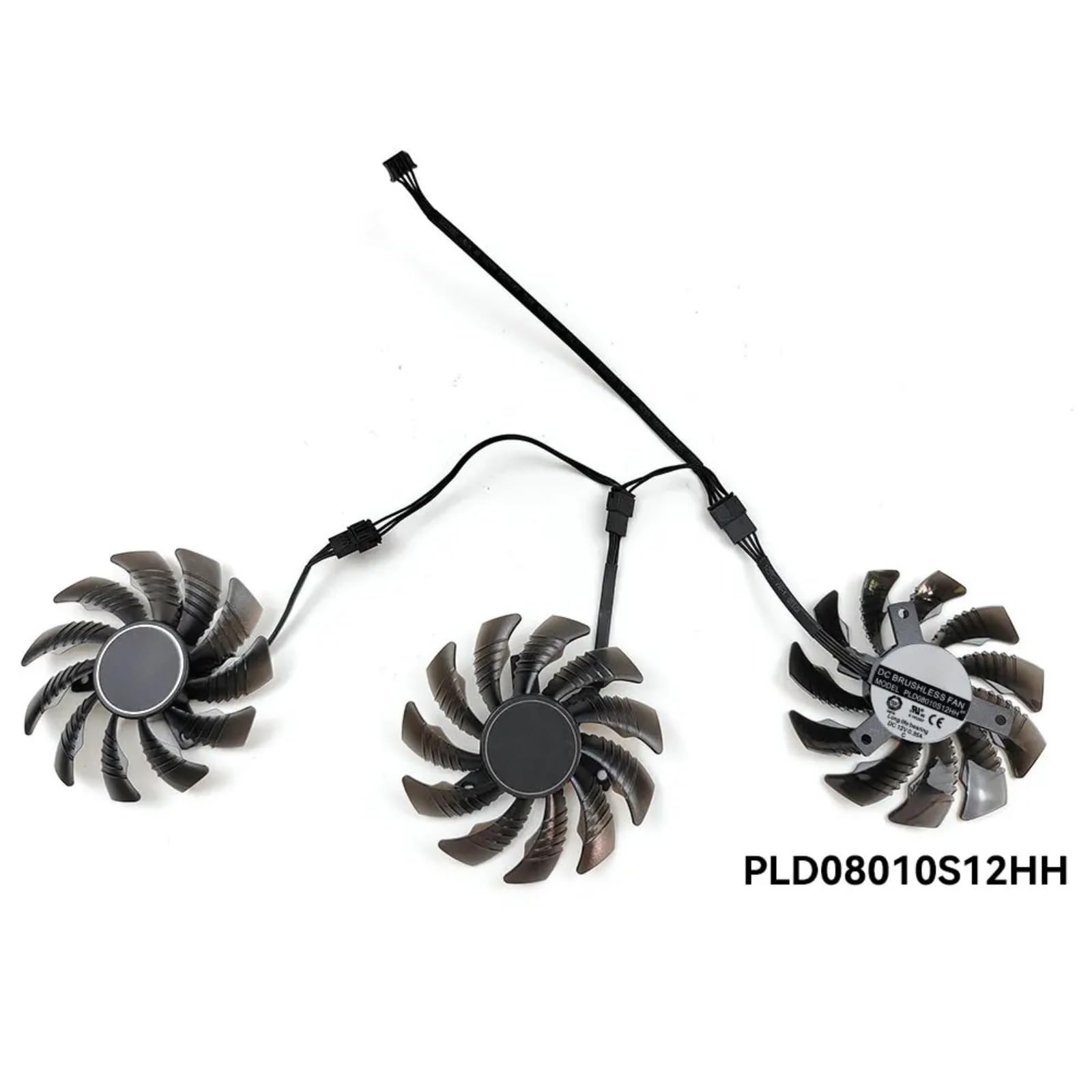 Amazon.com: PLD08010S12HH 78mm DC 12V 0.35A 4Pin RX5700 GPU Cooler