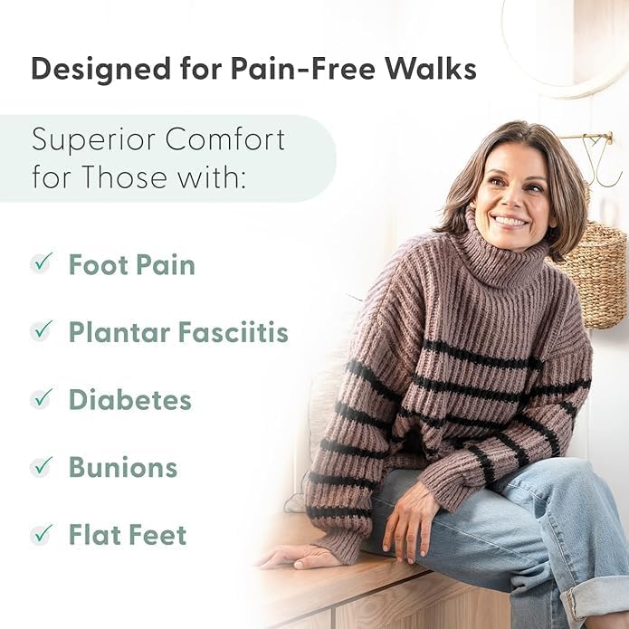 Orthofeet Women's Orthopedic Leather Lorin Hands-Free Slipper - Image 4