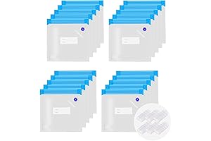 Sous Vide Bags, Reusable 20 PCS Vacuum Sealer Bags for Food with...