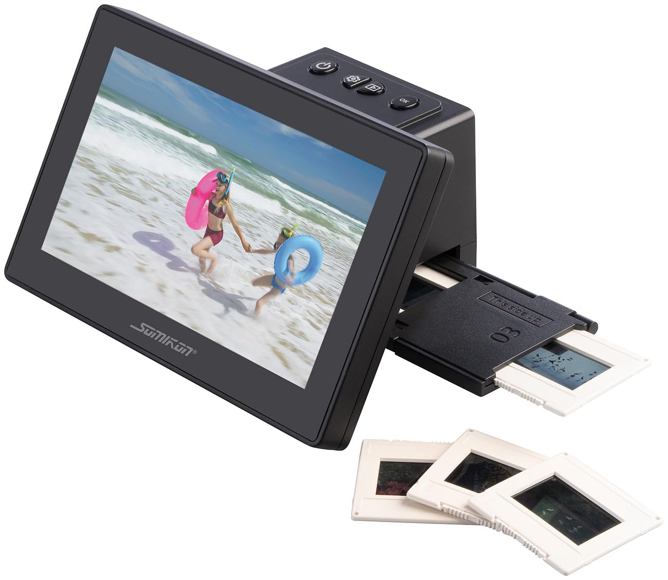 Scanner de diapositives & négatifs autonome 25 Mpx SD-1100 [Somikon]