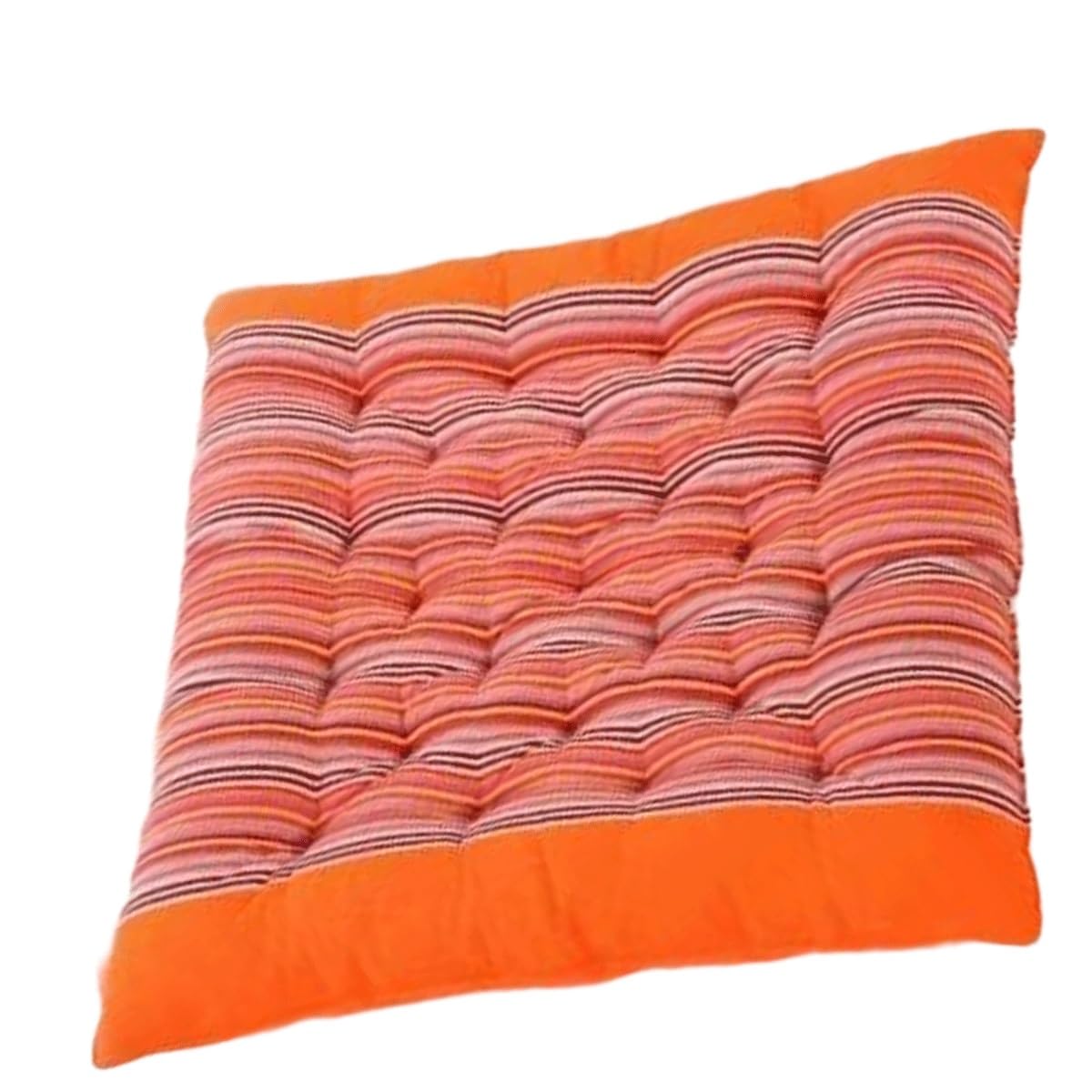 SDNAM 1，2，4Pcs Seat Pads for Dining Chair 40x40cm Garden Chair Cushions Comfortable Washable Square Seat Pad for Garden Kitchen Dining Outdoor Office Classroom(7J,1pc 40X40cm(16x16in))