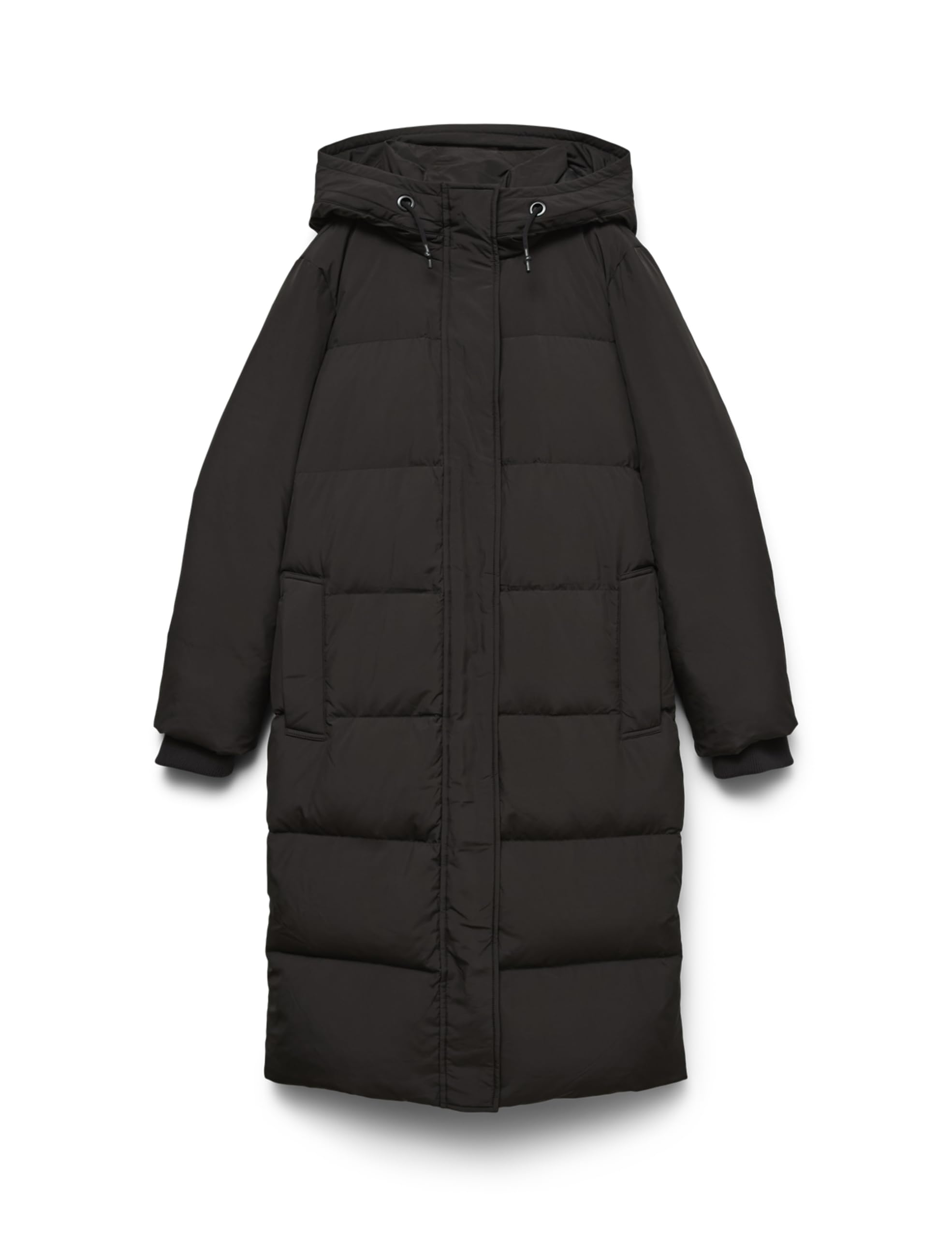VERO MODA Steppmantel VMERICAHOLLY LONG DOWN JACKET, Schwarz, Gr. M