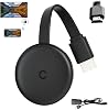 Chromecast, HD Wireless Display Adapter, Chromecast Device for TV 4K, Plug and Play, 2.4/5G Dual Band WiFi Dongle for TV Support Airplay/DLNA/Miracast for Android/Windows/iOS/Mac OS