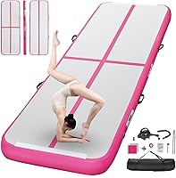 Vista 11 de FBSPORT - Colchonetas inflables de entrenamiento de 4 u 8 pulgadas de grosor, pistas de gimnasia para uso en el hogar, animadoras, yoga
