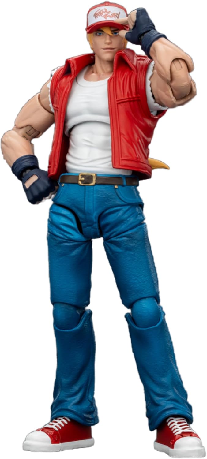 JOYTOY SNK 1/18 Action Figure KOF '98UM Fatal Fury Team Terry Bogard Collectible Gifts,Toys for Kids 15+ and Adults 4.65-inch Pre-Order
