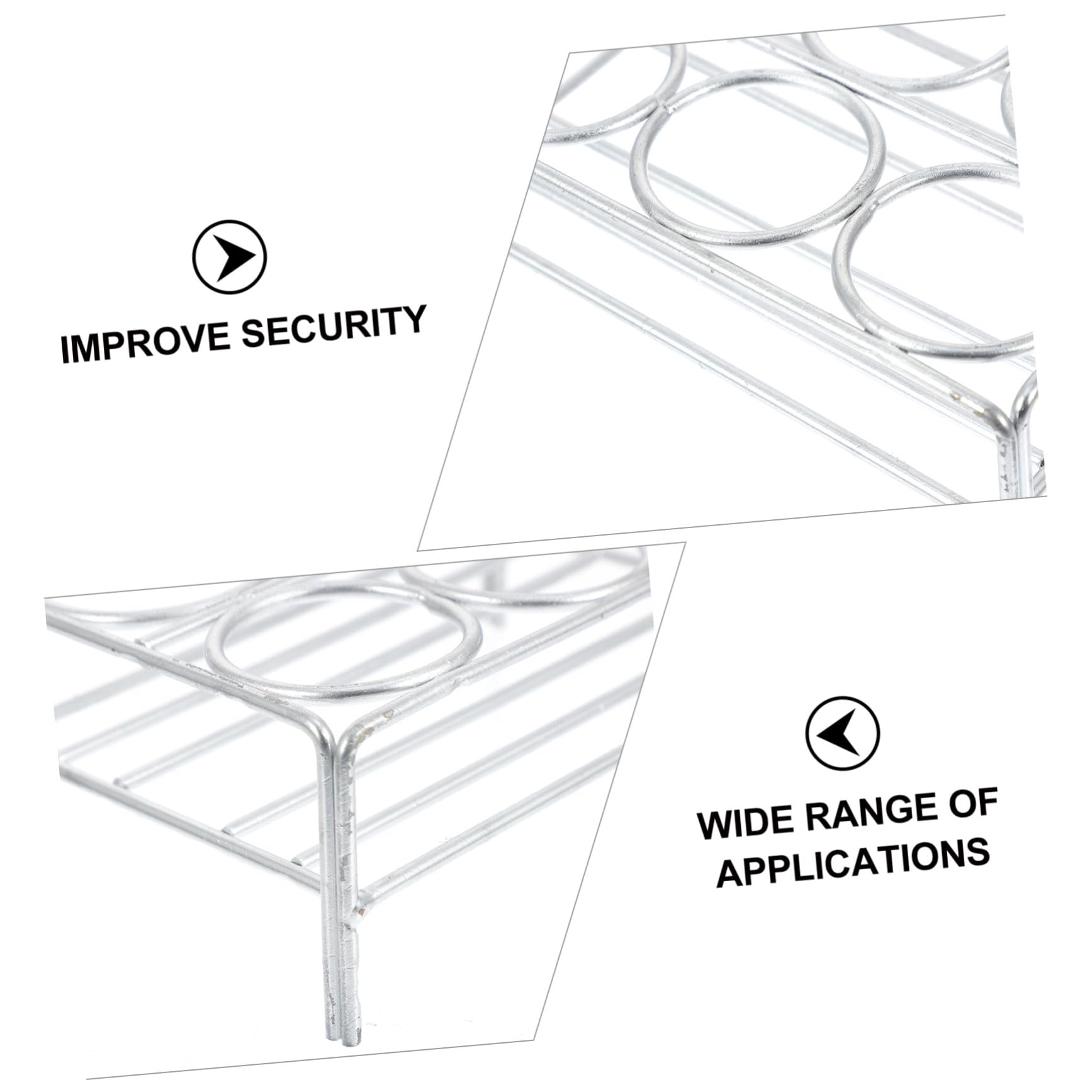 Hemobllo Support de Creusets de Laboratoire Fil Nickel-chrome Étagère Métallique ou Rack de Rangement Pratique pour Usage Scolaire et Technique