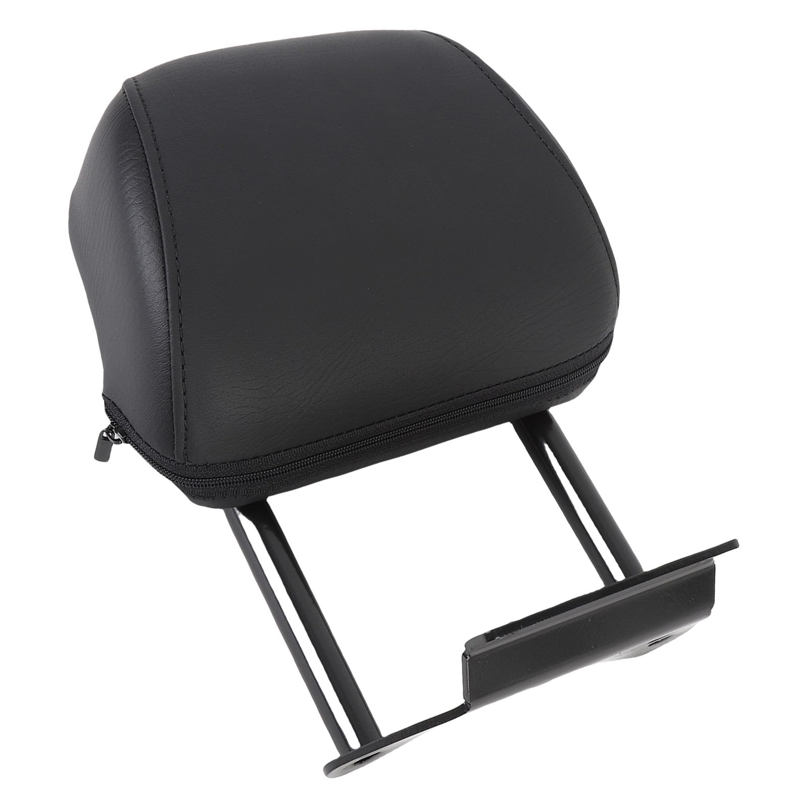 Generic Schienale Passeggero Posteriore per Moto, Comodo Ed Elegante Supporto per Motociclisti Pelle PU Nera