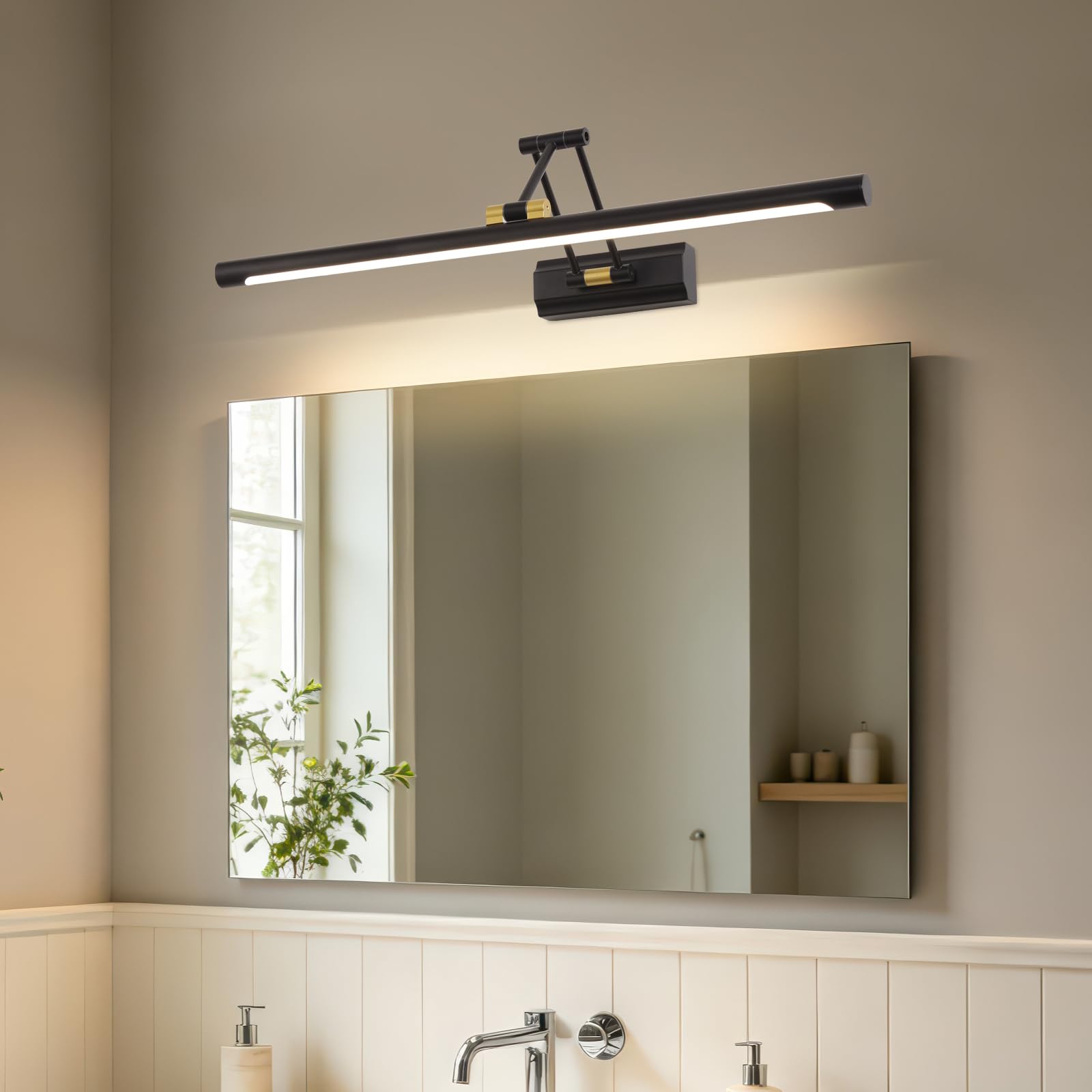 Applique murale LED 12W 57CM 4000K IP44 Lampe de salle de bain