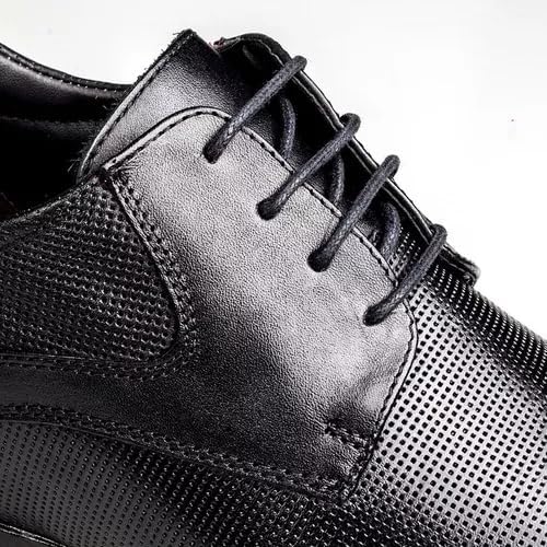 Sapato Masculino Social Rafarillo Com Salto 7cm Preto Marrom Café Original 53003 (Preto, BR, Adulto,
