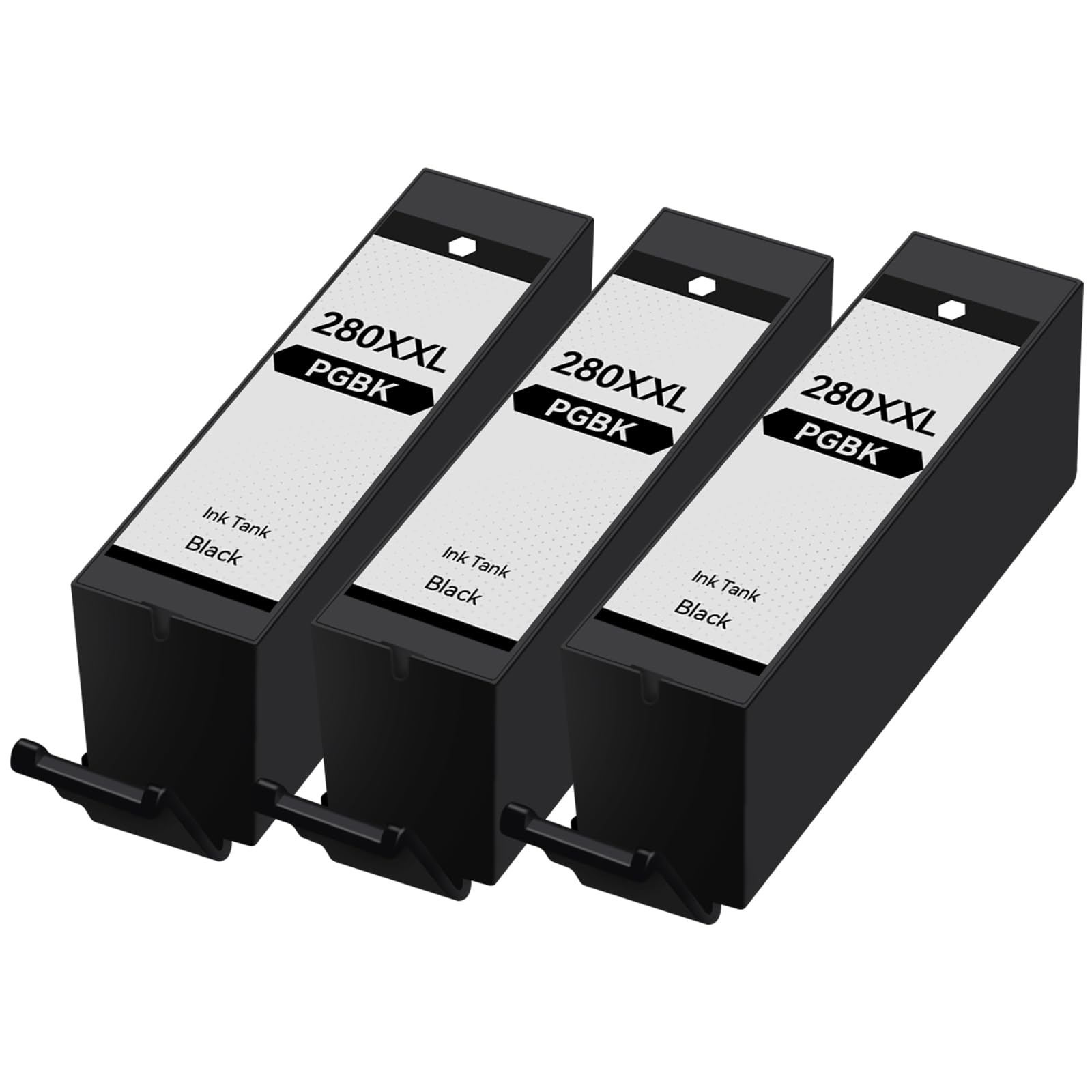 3-Pack PGI-280XXL Ink Cartridge Pigment Black Compatible with Canon 280 Ink Cartridges for Canon Ink 280 Cartridges Work with Pixma TR8520 TS9120