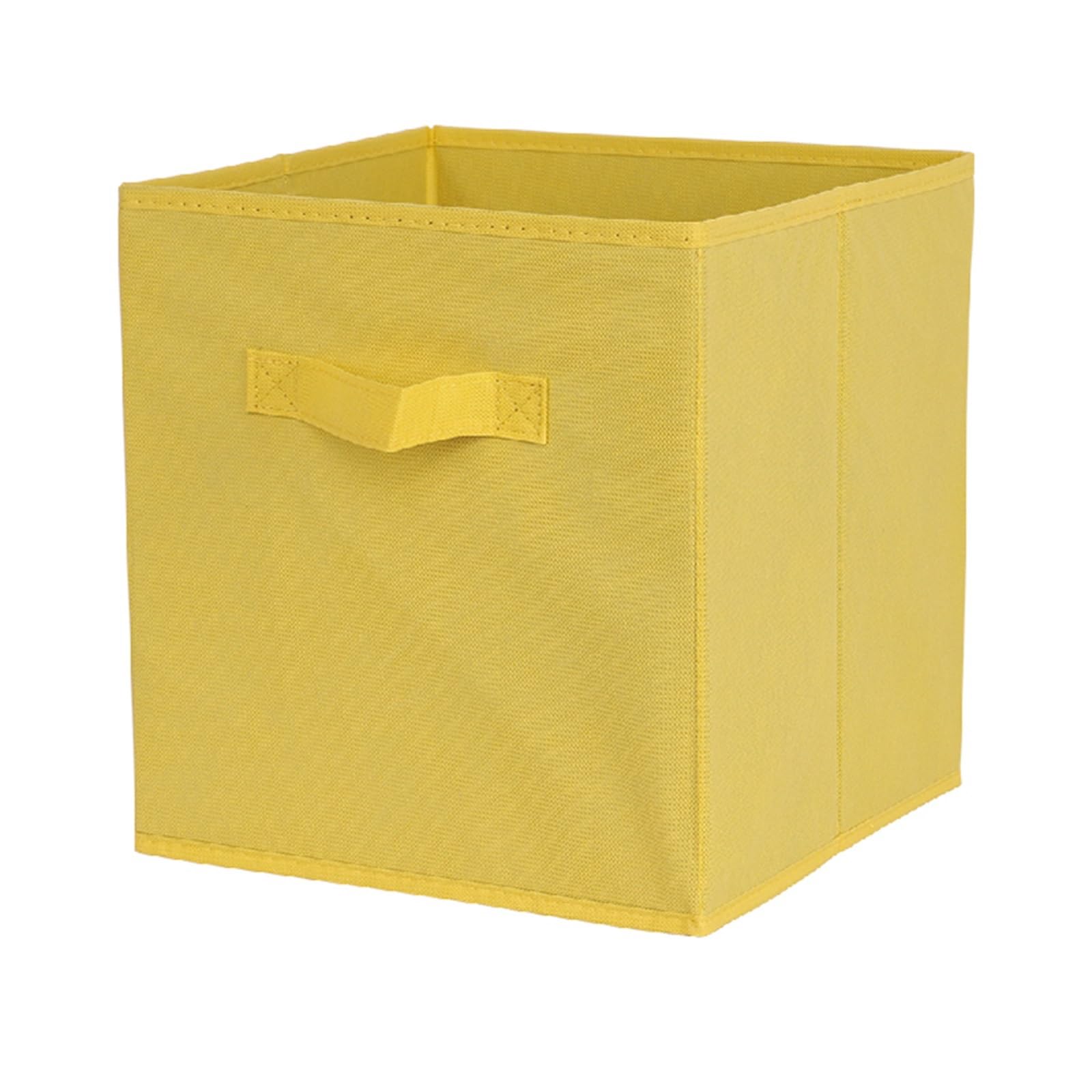 ZHSOAO 4PCS Collapsible Cube Storage Bin Non Woven Fabric Box Home Supplies Closet,Clothing Bookcase for Clothing Bedding Blankets(Color 1)