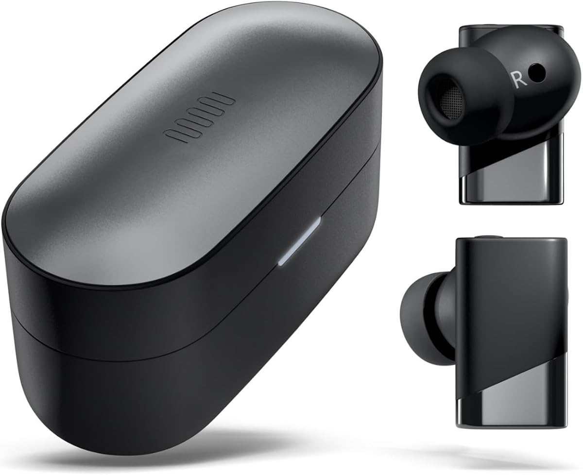 Status Pro X Wireless Earbuds, Triple Speaker Driver, Hi-Res Audio with LDAC, 52dB ANC, 6 Beamforming Mics with VoiceLoom AI for Clearest Calls