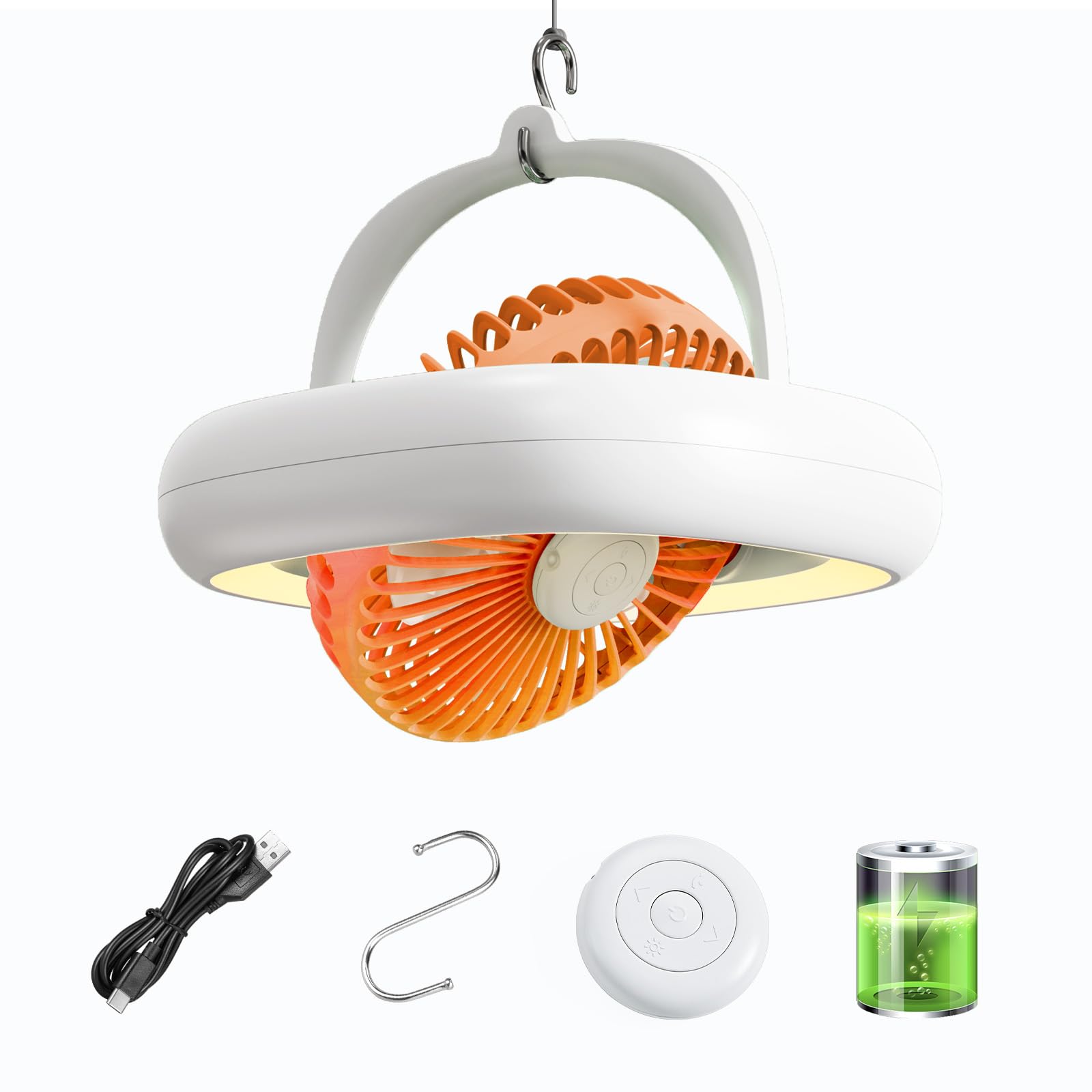 Petit ventilateur de véhicule récréatif oscillant pour des voyages en camping-car au frais