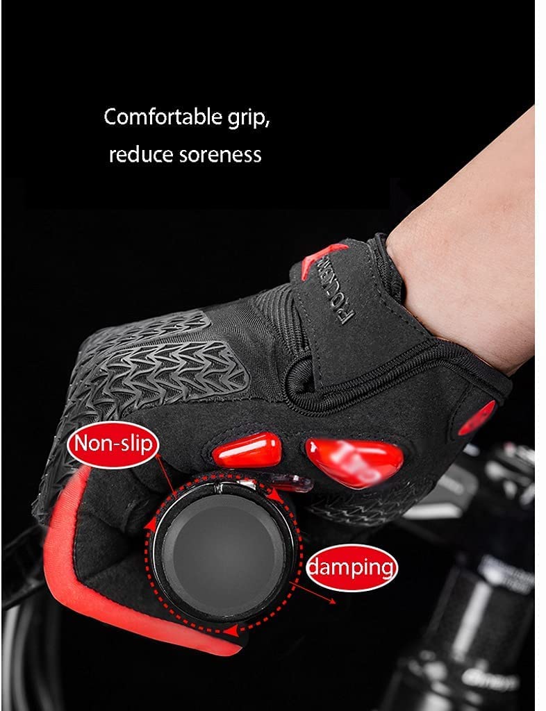 Guantes De Bicicleta De Montaña Motorcycle Mountain Shock-absorbente Guantes De Bicicleta De Deslizamiento Guantes De Bicicleta De Mujeres Unisex