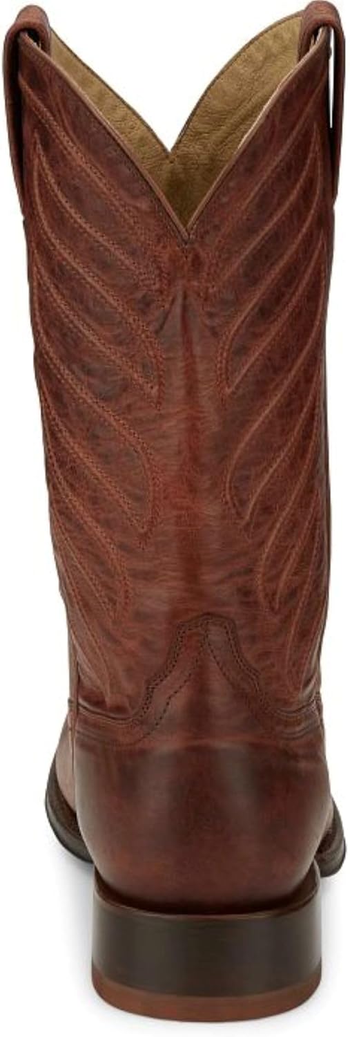 Tony Lama Lenado 12” Western Boots for Men - Derby Collection - Round Toe Leather Cowboy Boots with Comfort Footbed, Durable