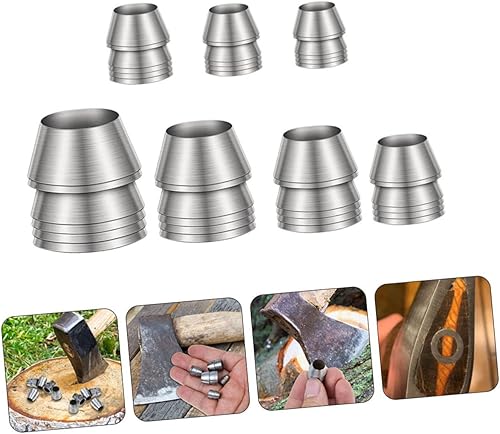 Miniatura 4 de DOITOOL Hacha de pico, 7 piezas, accesorios de instalación de martillo, accesorio de esquina, herramienta de hacha de hierro, cuña de hierro,