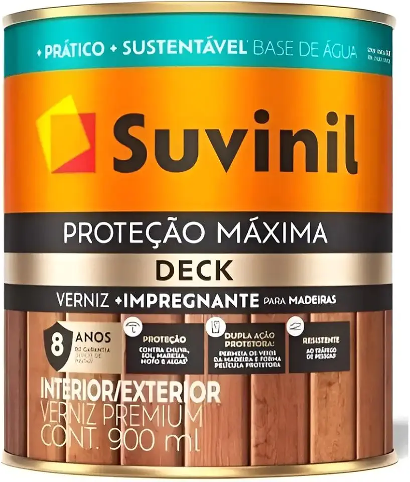 Verniz Brilhante Proteção Máxima Deck Suvinil 900ML