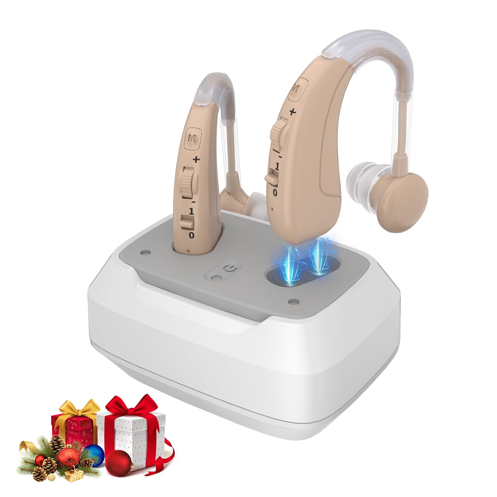 Dispositivo de Audio Inalámbrico con Cancelación Inteligente de Ruido, 4 modos y volumen ajustable, paquete de 2 unidades (Dual)