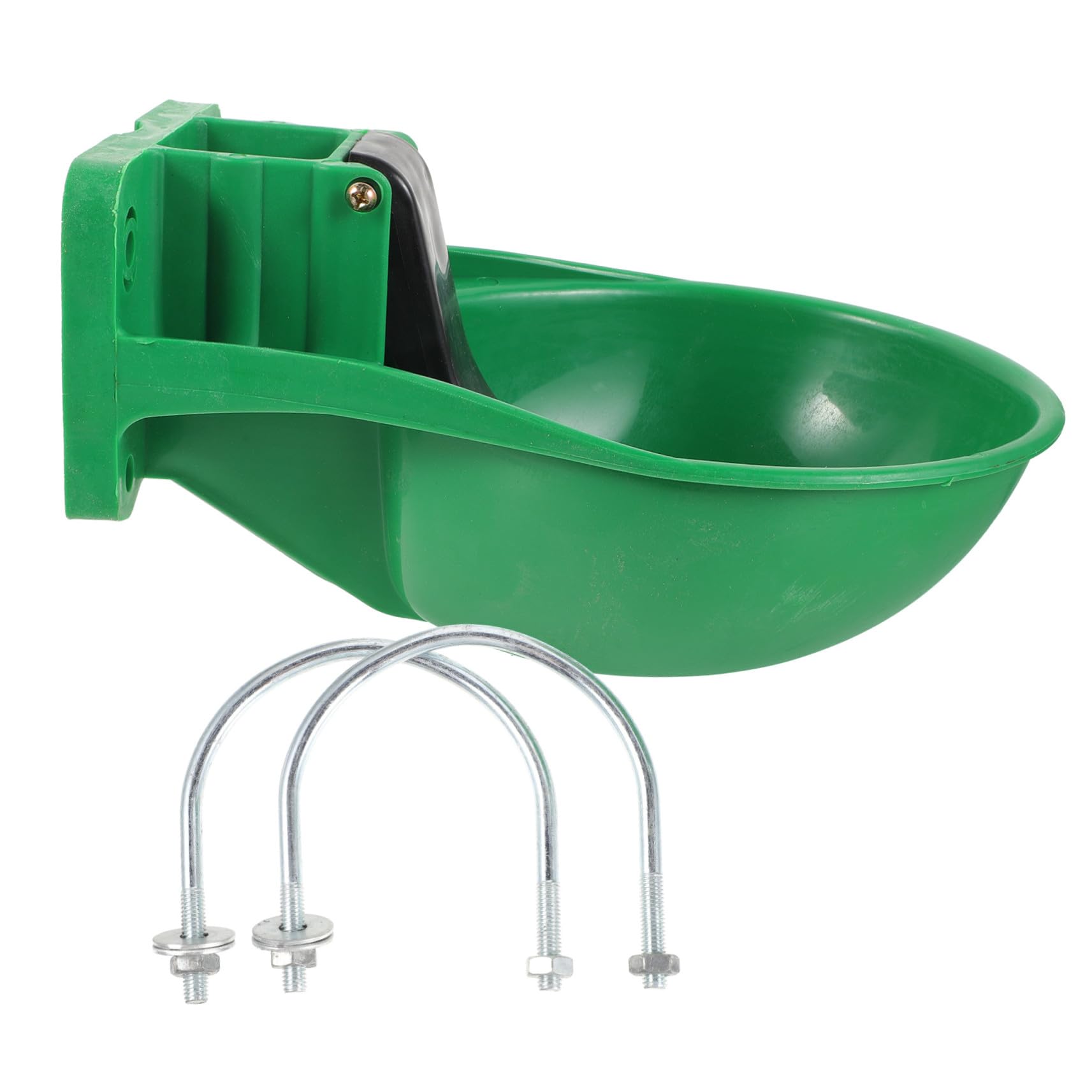 Abbeveratoio Automatico per Mucche, Ciotola Grande in Plastica Verde | Valvola in Rame, Montaggio Semplice, Pulizia Rapida, Uso per Bestiame e Bovini