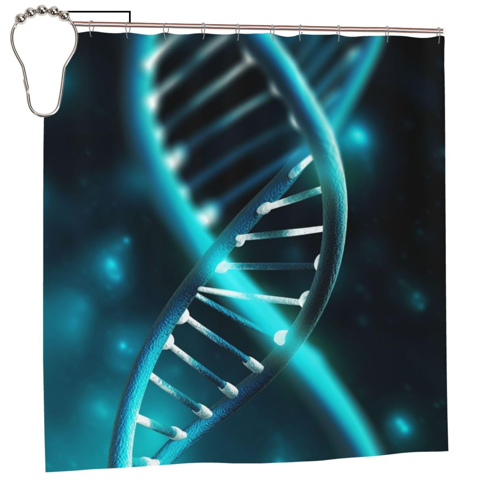 Ensemble de rideaux de douche Science Gene 182x182 cm