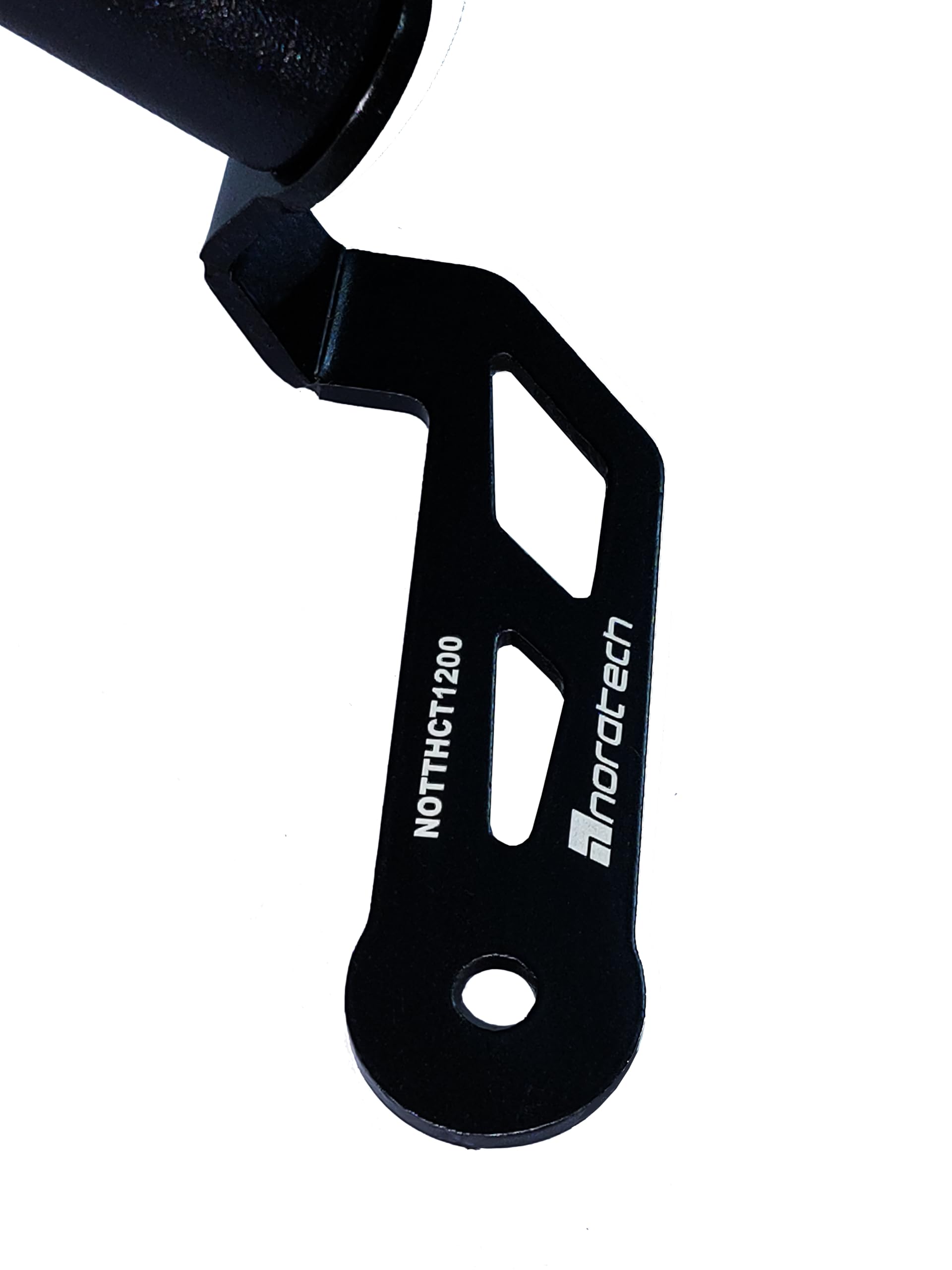NORATECH MOTO Telefon Tutucu Standı ve GPS Navigasyon Braketi, Honda Crosstourer 1200 ile Uyumlu, Siyah Metal, Evrensel Telefon Uyumluluğu