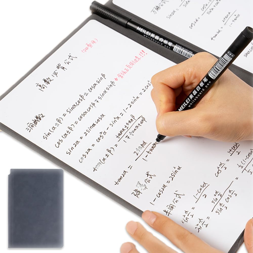 Amazon | HIRAISM ポータブル ホワイトボード ミニ 折り畳み式 ノート 手書きメモ お絵描き プレゼン (A4サイズ ...