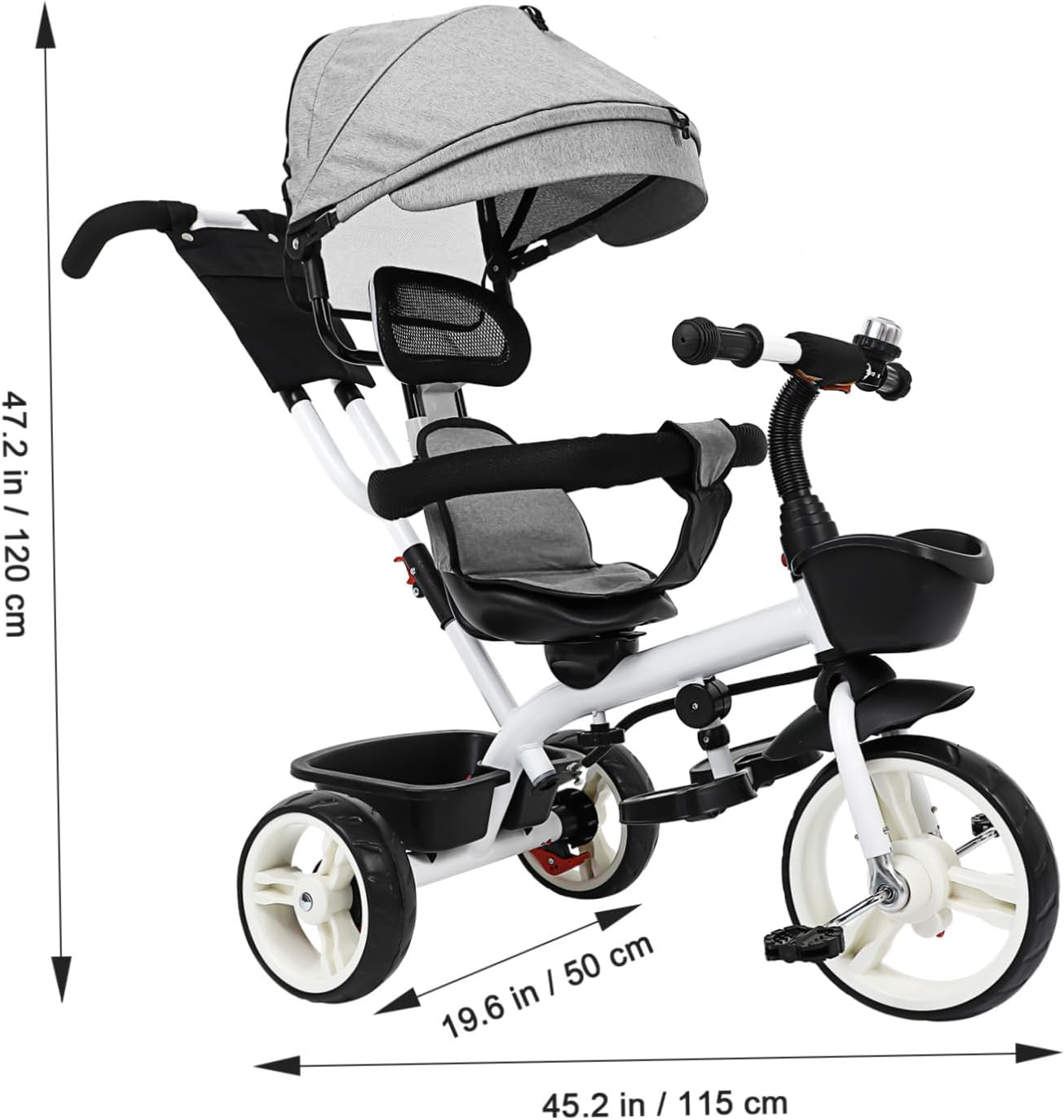 BESTonZON Tricycle Stroller Lightweight Design with Stylish Appearance for Family Outings and Travel Suitable for Ages to Months