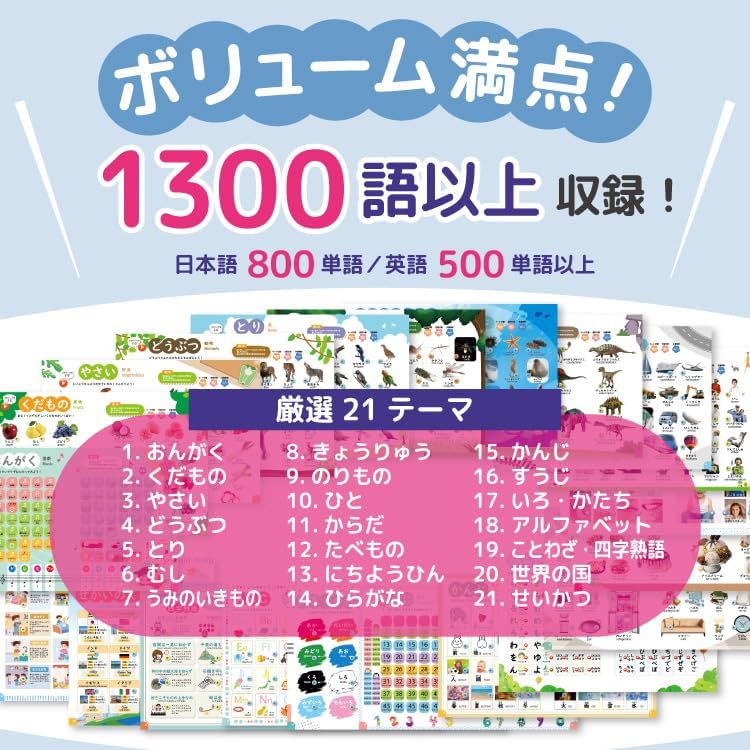 【モンテソーリ講師監修】 第３版 タッチペン不要?! 音がでる絵本 日英 オールエデュケーションサウンドブックおしゃべり図鑑 知育絵