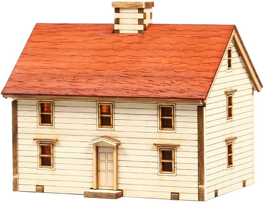 [YOUNGMODELER] Wooden Model Kit Western Farmhouse