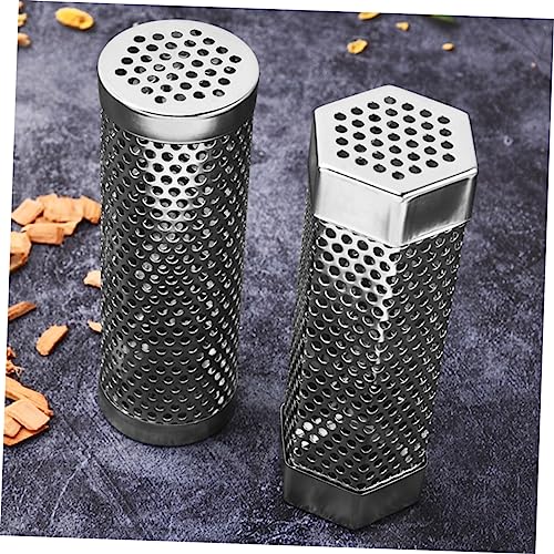 BCOATH Tubo Para Ahumar De Acero Inoxidable Herramienta Para Asar Práctica Accesorio Para Parrilla Reutilizable Tubo Para Ahumar Compacto Para Barbacoas Al Aire - imagen 9