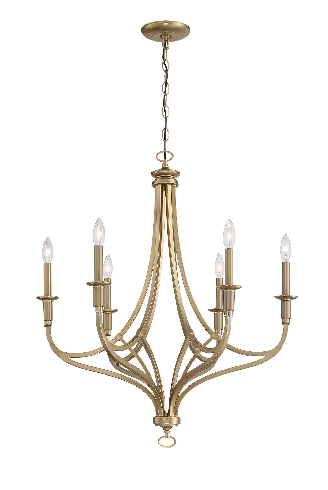 Amazon.com: Minka Lavery 1096-740 Covent Park Chandelier, 6-Light
